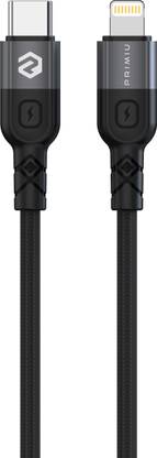Primiu Lightning Cable 2 A 1.5 m Lightning to Type C PD Fast Charging for iPhone, iPad, Airpods