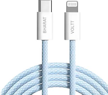Bharatvoltt Lightning Cable 5 A 1 m Cable With iPhone