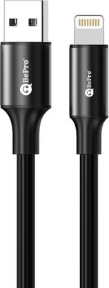 BEPRO Lightning Cable 6 A 1 m 80 W Type-A to Lightning Cable Apple Certified (Mfi) Sync & Charge Cable