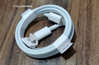 DVJ Lightning Cable 2 A 1 m Type C to Lightning Cable for For Apple iPhone X, 11, 12 ,13 SERIES