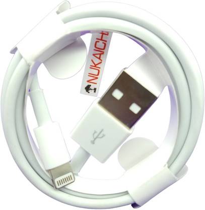 NUKAICHAU Lightning Cable 5 A 0.88 m Copper Braiding iPhone data cable usb
