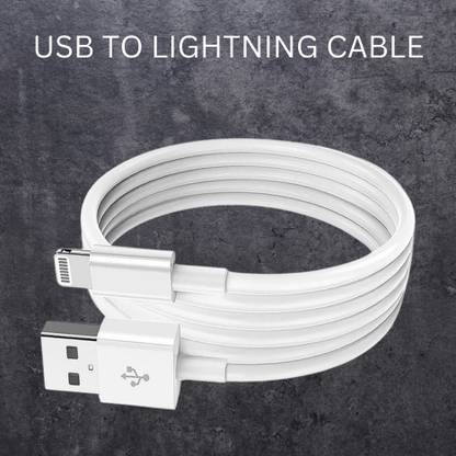 SACRO Lightning Cable 1 m USB A to Lightning Cable Fast Charger Compatible for iphone 11/12/13/14 proF370