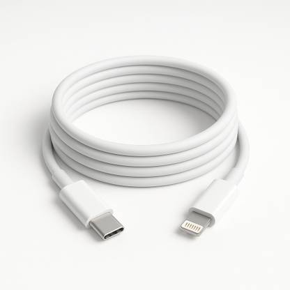 RVAT Lightning Cable 3 A 1 m 20 Watt Type C i-phone cable 100% Copper Wire