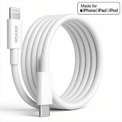 RoarX Lightning Cable 6 A 1 m Original quality Type-C to Lightning Cable Apple Certified (Mfi) Sync & Charge Cable
