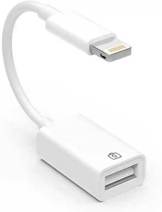 Hespa Lightning Cable 0.5 A 0.1 m Braided Shielding Type-C Female Adapter for 8-Pin Connector, Camera & Power Support
