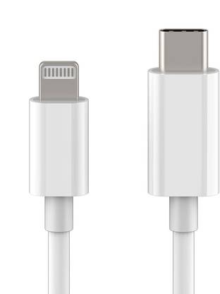 SANNO WORLD Lightning Cable 1.02 m 20W Fast Charger USB Type C Adapter with Type C Lightening Cable