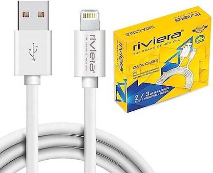 riviera Lightning Cable 2 m Charging and Data Sync Cable