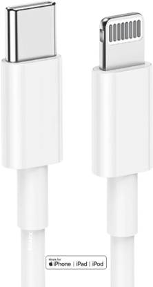 RoarX Lightning Cable 1 m PVC Usb Type C To Lightning Cable For Fast Charging With Mfi Certification