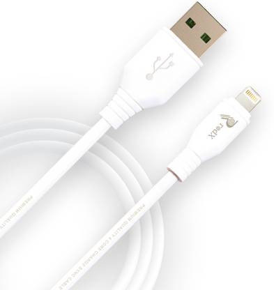 rodX Lightning Cable 1.2 m 3A Rapid Charging 8 pin Gold Plated Lightning to USB PVC Cable