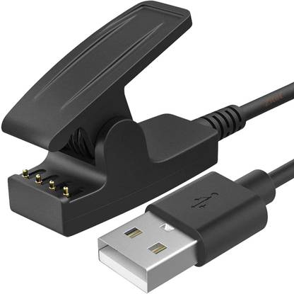 NIJ Magnetic Charging Cable 1 m Charging Cable 1 m Charger Compatible for Garmin Forerunner 35 35J 64 230 235 630 645 645 Music 735XT, Approach G10 S20, Vivomove HR, Lily Smartwatch USB Charging Cable