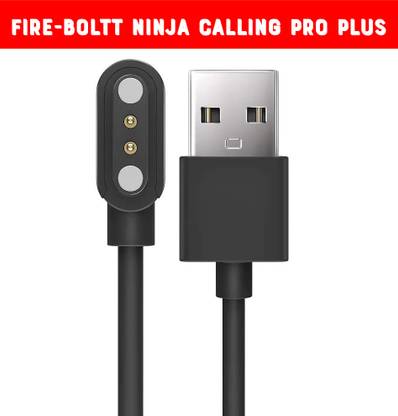 HexaGear Magnetic Charging Cable 0.6 m Ninja Calling Pro Plus 1.83 inch Display Smartwatch Bluetooth Calling