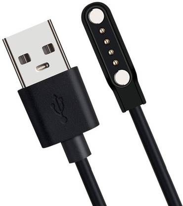 TROST Magnetic Charging Cable 0.3 m 4 Pin USB charger Cable for Wonder Smartwatch
