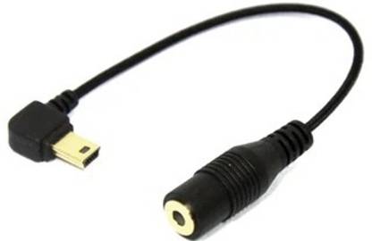 TECHGEAR Magnetic Charging Cable 0.16 m 10 Pin Mini USB to 3.5mm Mic Adapter Cable for GoPro HERO4 /3+ /3, Length: 16.5cm