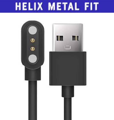 HexaGear Magnetic Charging Cable 0.6 m Helix Timex Metalfit SPO2 smartwatch with Full Metal Body
