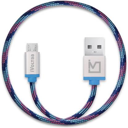 iVoltaa Micro USB Cable 2.4 A 1 m Pixie Braided 2.4A