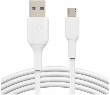 hirdesh Micro USB Cable 1 m Micro USB TYP B Cable 20W 2.4A 1M White