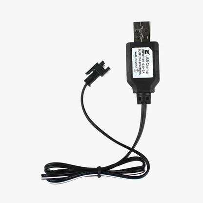 ULTRABYTES Micro USB Cable 0.3 m Toys USB Charger Cable Power Adaptor with Led Indicator 2 Pin JST SM Connector