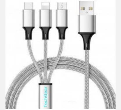 TECHGEAR Micro USB Cable 1.2 m in 1 Magnet Head Data Cable