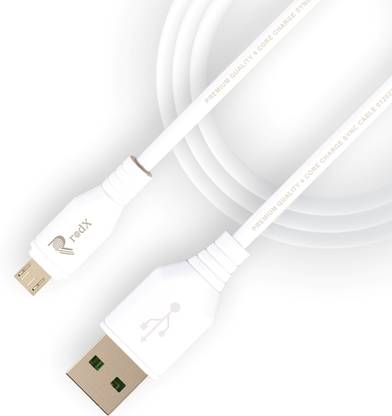 rodX Micro USB Cable 2 A 1.2 m Fast charging tangle free Cable 480 Mbps Sync.