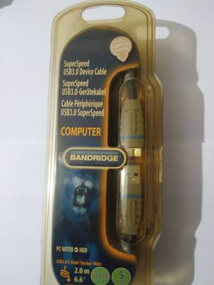 DEVBHOOMI Micro USB Cable 2 m DB-Bandridge BCL5902 Câble de périphérique USB 3.0