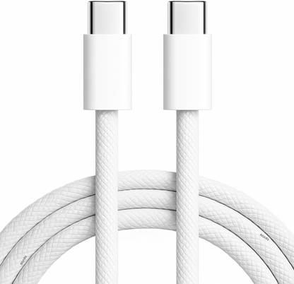 RoarX Type C 6 A 1 m Nylon Braided USB-C charging Cable for Iphone 15/15 Pro/ 15 Pro Max