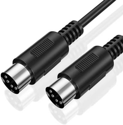 Verilux Stereo Audio Cable 1 m MIDI Five Pin Cable Three Point Three Feet Male To Male