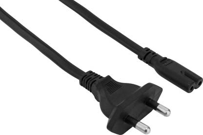 TUSCan Patch Cable 1.8 m Prong Power Cord 2 pin for Radio, Transistor, Consoles, Boombox