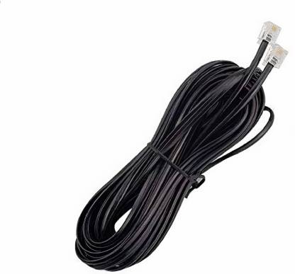 hybite Patch Cable 1.5 m Telephone Landline Cord Cable Landline Wire with Standard RJ-11 Plugs, High-Speed Internet Modem Cable 1.5 M