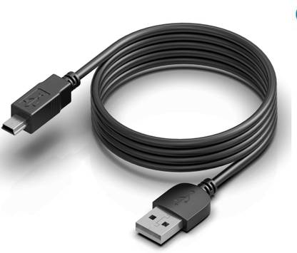 Lapster Patch Cable 1 m 5 pin mini usb cable, usb b cable,camera cable usb2.0 for External HDDS/Card Readers/Camera etc