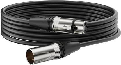 Urban Infotech Power Cord 2.1336 m 3 Pin 3 Meter XLR Male to XLR Female Cable Microphone Extension Balanced Audio Cable for Phantom Power, Amplifier Mixer, Condenser Mic for Microphone , Audio Jack- 3m