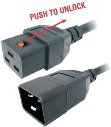 MX Power Cord 3 m AC Male (IEC - C20) + AC Female (IEC - C19) Server Link Cord (MX3584A)