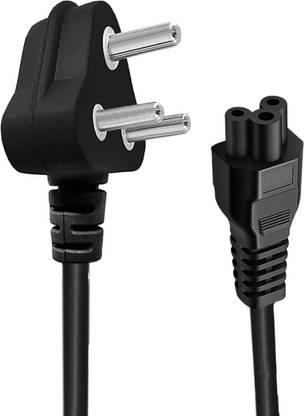 Windup Power Cord 1.5 m Durable 3 Pin AC Laptop Adapter Charger Cable