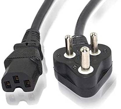 SANNO WORLD Power Cord 1.5 m Computer Power Cable Cord for Desktops PC and Printers/Monitor