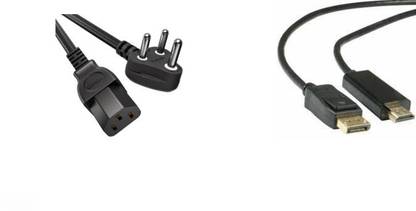 C Computer Power Cord 1.8 m 1.8 meter dp to hdmi cable and power cable combo