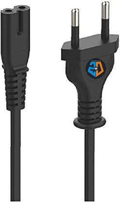 D S REFURBISHED Power Cord 1.5 m 2-pin Universal Replacement AC Power Cord Cable Wire for LED TV, PS, Printer, Laptop PC Notebook Computer, Tape Recorder, Camera