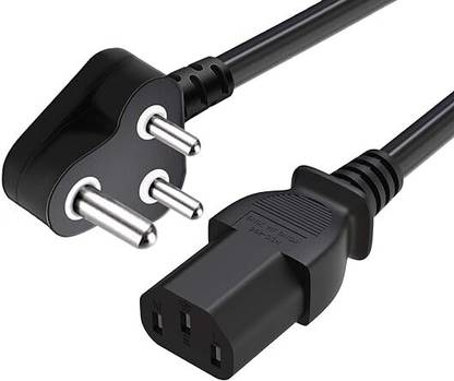 Sadow Power Cord 1.5 m Power Cable Cord for Desktops PC and Printers/Monitor SMPS Power Cable IEC Mains Power Supply Cable