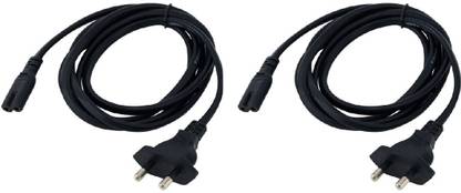 TUSCan Power Cord 1.8 m Prong Power Cord 2 pin for Radio, Transistor, Consoles, Boombox(2 pcs)