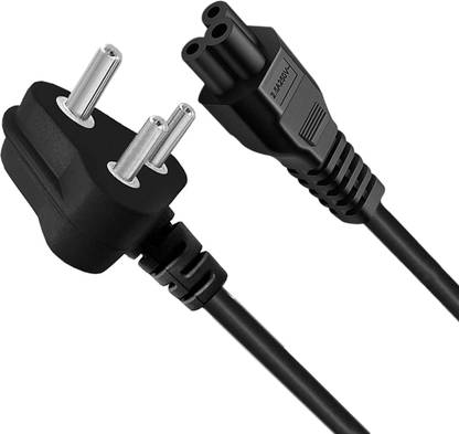 Windup Power Cord 3 m Reliable 3 Pin AC Laptop Charger Cable