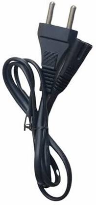 bectro Power Cord 6 A 1 m N/A Black 40 Inch 2-pin Universal Replacement AC Power Cord Cable Wire for LED TV, Printer, Play Station, Laptop PC Notebook Computer, Tape Recorder, Camera