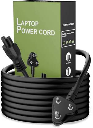 HexaGear Power Cord 1.5 A 1.2 m Metal Briaided New 3 Pin AC Laptop Power Cord Cable Laptop Adapter Power Cable Box 2