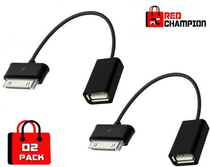 Red Champion Power Sharing Cable 0.3 m USB OTG Adapter Cable for Samsung Galaxy Tab 2 7.0 P3100