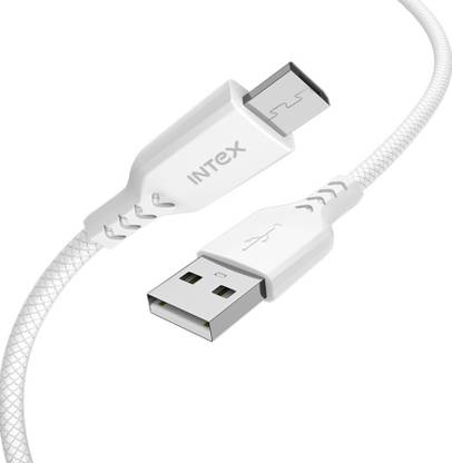 Intex Micro USB Cable 3 A 1 m Durable Nylon Braided Cable Speed 3.0M 1M