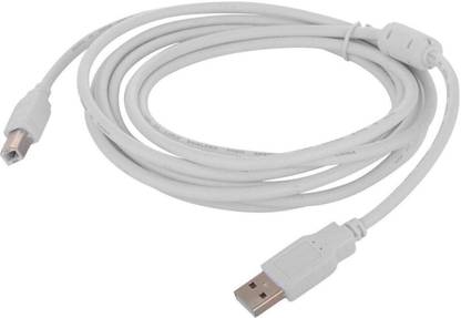 TERABYTE Reversible USB 2.0 2 A 1.5 m 1.50 Meter USB 3.0 High Ultra Speed Cable Printer for HP, Canon, Epson, Scanner Cable A USB Male to B Printer Male