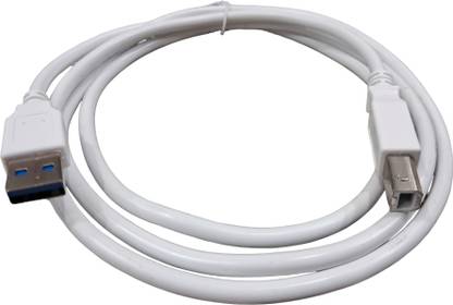 LAPCARE Reversible USB 2.0 1.5 m Flexible Full Shielded Cable USB Printer Cable Super Speed 1.5 Meter USB Printer Cable