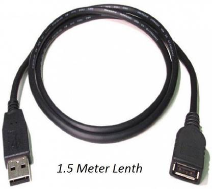99Gems Reversible USB 2.0 2 A 5 m 5 Meter Lenth Male To Female Extension