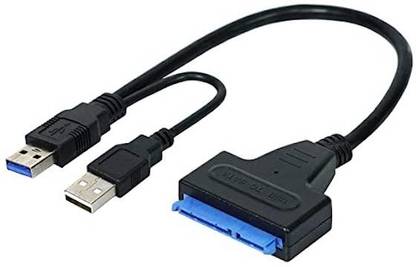 GR Deals SAS Cable 0.05 m USB 3.0 to SATA III Adapter Cable with UASP SATA to USB Converter for 3.5" / 2.5" Hard Drives Disk HDD and Solid State