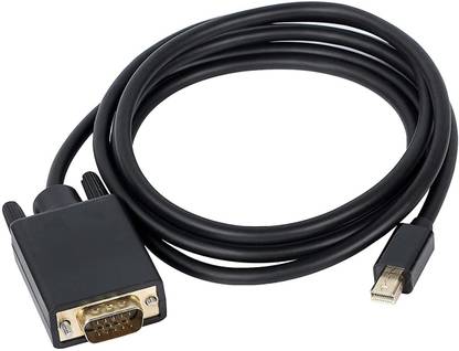 RuhZa Thunderbolt Cable 1.8 m DisplayPort to VGA Cable Gold Plated DP Male to VGA Male Cables For Computer