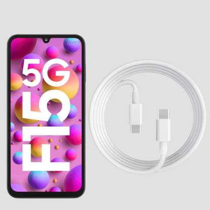 RoarX Type C 6 A 1 m TPE C to C Cable Fast Charging for Samsung F15 5G Original type c to c cable