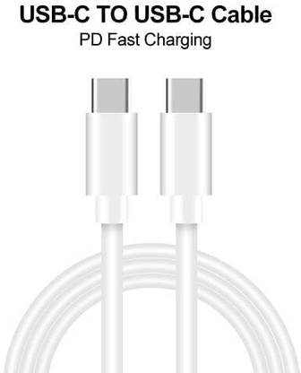 RVAT Lightning Cable 3 A 1 m Type C to Type C Cable 3 A 1m Ultra Fast Support