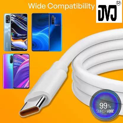 DVJ Type C 1 m SUPER FAST 65w/6amp Super Fast Type C Data Cable, USB-A to USB-C Cable Nylon Braided Cable Cord Compatible Device For Narzo | x | xt | 6 Pro | 5 Pro | 7 Pro | X2 Pro | 6 | 7 | 8 | X3 | 7i | 11 Pro | 11 Pro Plus | 12 Pro | c55 | Narzo N53 | 12 | GT2 5G | 10 Pro | 10 Pro Plus | C53 | Narzo N55 and all supported Type C data cable.